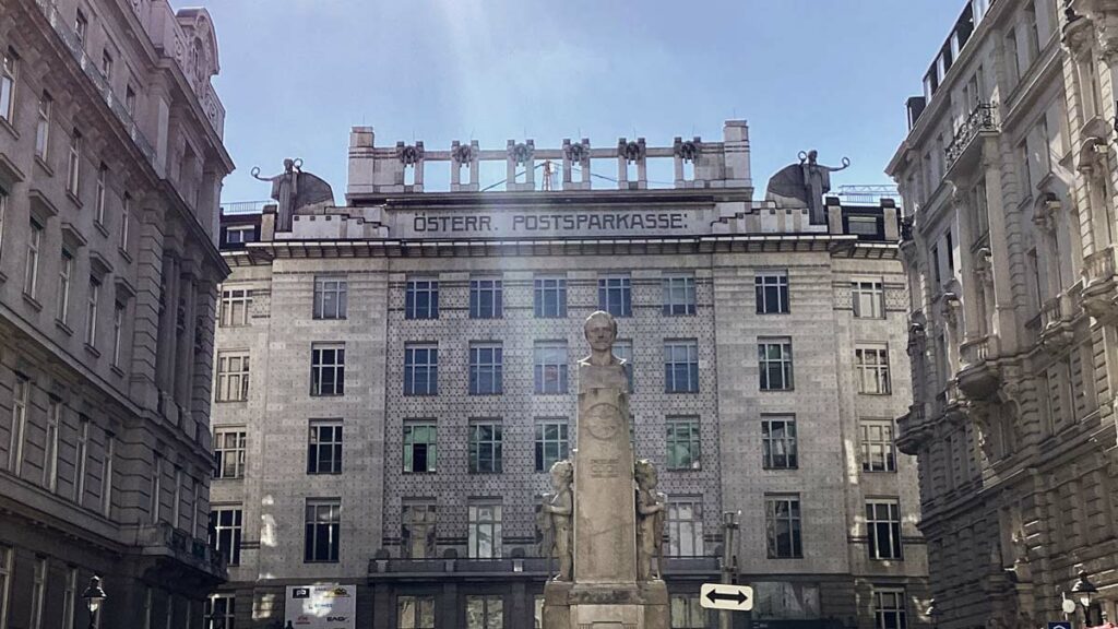 Ansicht Postsparkasse Wien von Otto Wagner